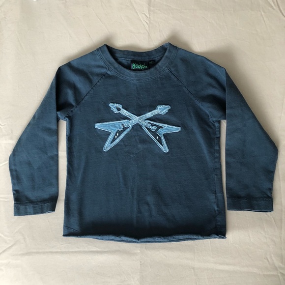 Boden Other - Boden Flying V guitar long sleeve tee, 2-3 yrs